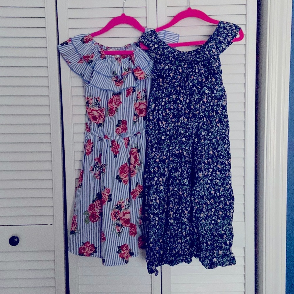 2 cute summer floral dresses
